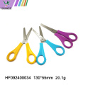 Colorful plastic handle school office stationery scissors